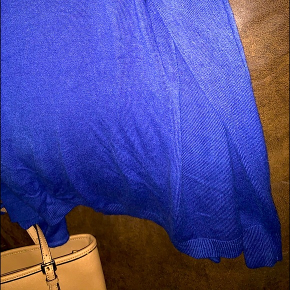 Debbie Morgan Blue or Purple Sz M Soft Cardigan - Picture 9 of 14